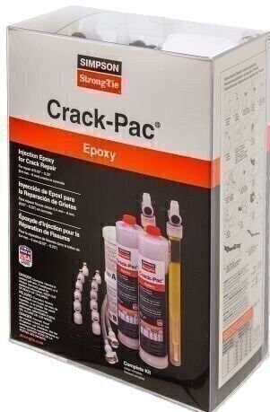 Simpson Strong-Tie ETIPAC2G10KT Crack-Pac 9-oz Injection Epoxy Kit 2-Cartridge