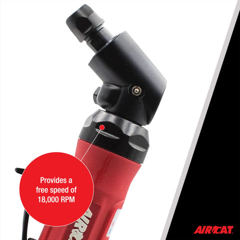 AIRCAT 6295 .6 HP, 115° Angle Die Grinder with Spindle Lock