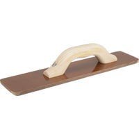MARSHALLTOWN 4526W Resin Hand Float, 16 x 3-1/2 Inch, Wood Handle, Square End Laminated Canvas Cement Finishing Tool, Easily Works Color Hardeners into Concrete, Made in USA
