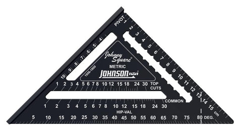 Johnson Level & Tool 1956-1800 Metric Johnny Square Professional Easy-Read...