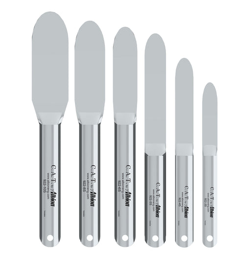 Albion Engineering Company 922-G01 C.A.T. Spatula Set Stainless Steel Pack of 6