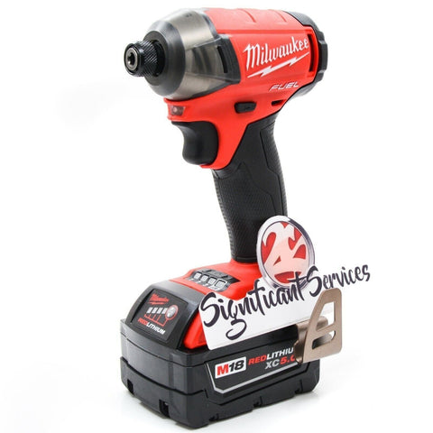 MILWAUKEE 2760-20 M18 FUEL SURGE 1/4" Hex Hydraulic Impact Driver 5.0 Ah Battery