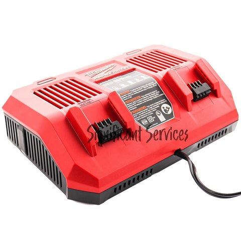 Milwaukee 48-59-1802 M18 18V Li-Ion Dual Bay Simultaneous Rapid Charger