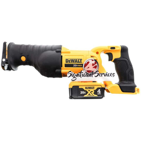 Dewalt DCS380 Cordless Battery Reciprocating Saw Variable Speed 4.0 Battery Kit