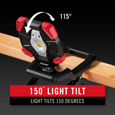 Coast CL20R 1750 Lumen Rechargeable Dual Power Rotating LED Magnetic Clamp Light