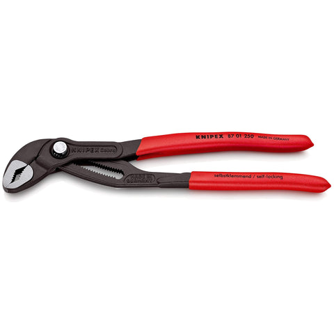 KNIPEX Tools - Cobra Water Pump Pliers (8701250), Red,10-Inch