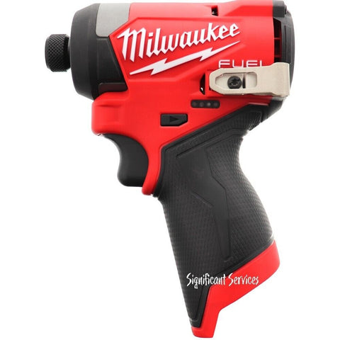 New Milwaukee 3453-20 M12 Fuel 1/4" Cordless Li-Ion Battery Hex Impact Driver