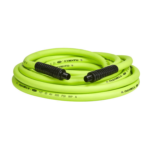 Flexzilla HFZ1225Y Air Hose, 1/2 in. x 25 ft., 3/8 in. MNPT Fittings, Heavy Duty