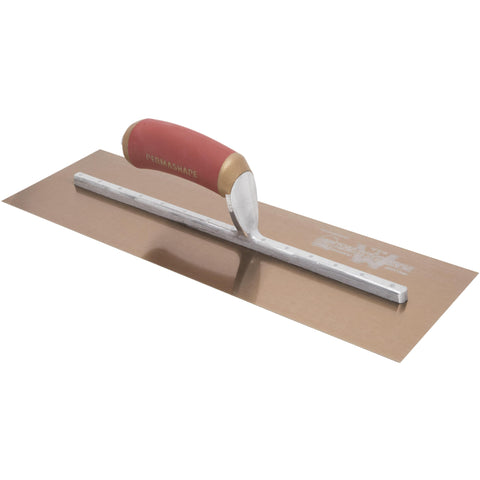 MARSHALLTOWN 4713DFDL DuraFlex Finishing Trowel, 16 x 5 Inch, 13 5/8 Inch Mounting, DuraSoft Handle, Made in the USA, Plaster and Drywall Finishing Tools