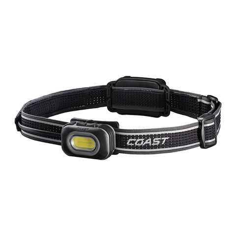 Coast RL10R 750 Lumen Rechargeable LED Headlamp with Variable Light Control and Rear Safety Signal