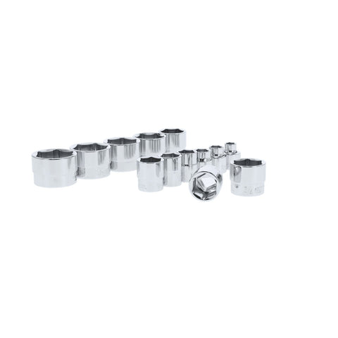 Gearwrench 13 Piece 3/8" Drive 6 Point SAE Stubby Socket Set 81397