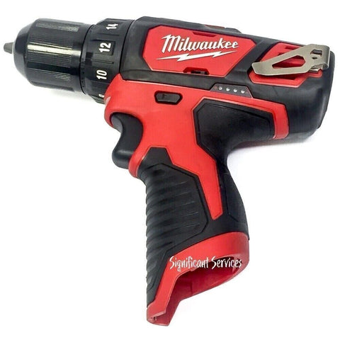 NEW MILWAUKEE 2407-20 M12 12V 12 Volt LED Cordless Lithium-Ion 3/8" Drill Driver