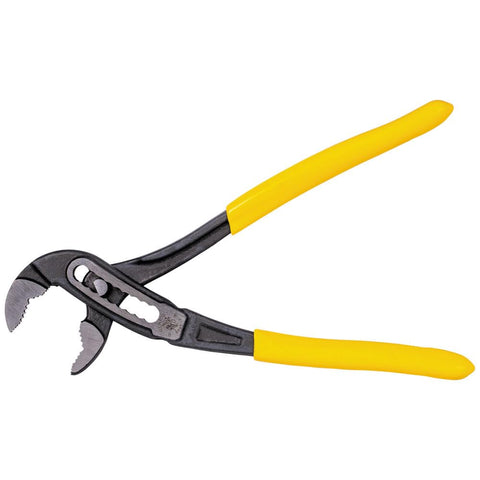 Klein Tools D5057 Classic Klaw Quick-Adjust V-Jaw Tongue & Curved Groove Pliers