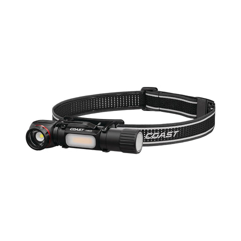 Coast TXM55R Rechargeable LED Headlamp 1500 Lumen Twist Focus Center Light IP54