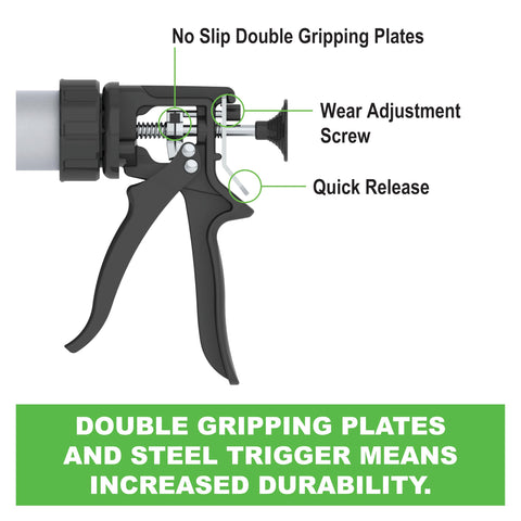 Albion Engineering B18S20 B-Line Manual Drive Sausage Caulking Gun 20 oz.