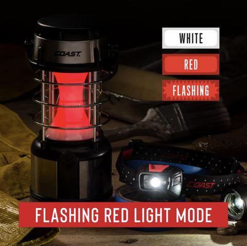 Coast 20324 Portable Gray 15 m Beam 460 Lumens Emergency Area Light Lantern