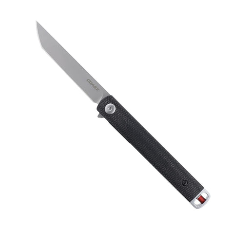 Coast 30856 LX500 Select Folding Pocket Knife 3.25 in Tanto 9Cr18MoV Steel EDC