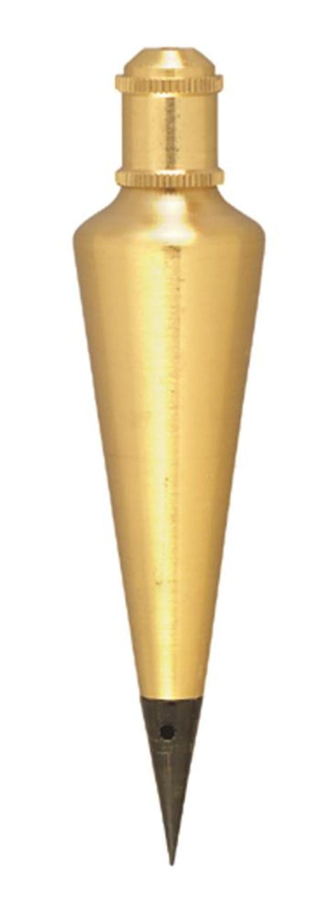 Johnson Level & Tool 132 Plumb Bob, 32 oz., Brass Finish, 1 Pack, Black