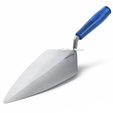 Bon 72-556 Brick Trowel Keystone Forged 11-inch Narrow London Plastic Handle