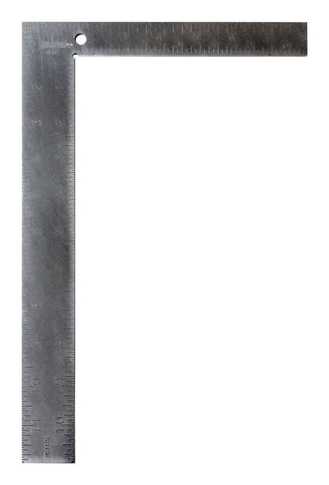 Johnson Level & Tool 430 Steel Carpenter Square, 8" x 12", Silver, 1 Square