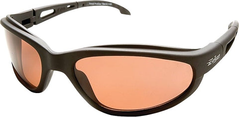 Edge Eyewear TSM215 Dakura Polarized Wrap-Around Safety Glasses, Anti-Scratch