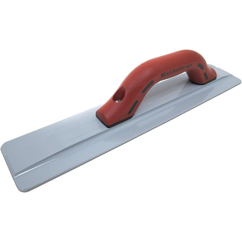MARSHALLTOWN 134D 14 Inch Beveled End Mag Float, DuraSoft Handled Cast Magnesium Blade, Made in the USA, Concrete Hand Tool