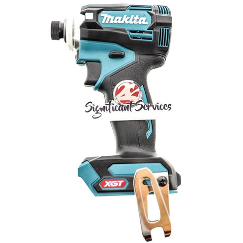 Makita GDT01 XGT 40V MAX Brushless Li-Ion 4‑Speed Impact Driver 2.5 Ah Batteries