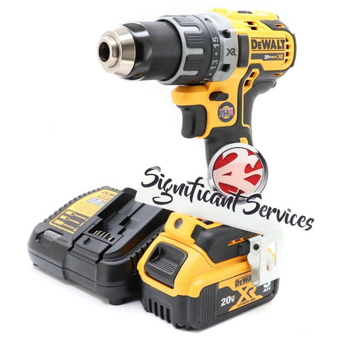 DeWALT DCD791 20V MAX XR Li-Ion 4.0 Ah Battery Brushless Cordless 1/2" Drill Kit