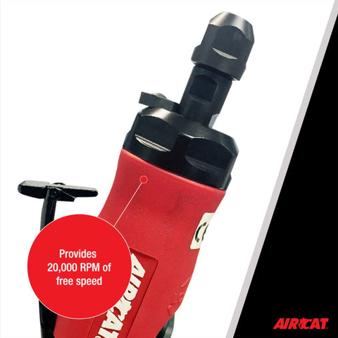 AIRCAT 6285 .75 HP Straight Die Grinder with Spindle Lock, 23,000 RPM