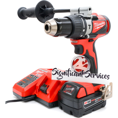 Milwaukee 2902-20 M18 1/2" Brushless Cordless Hammer Drill 5.0 Ah Battery Kit