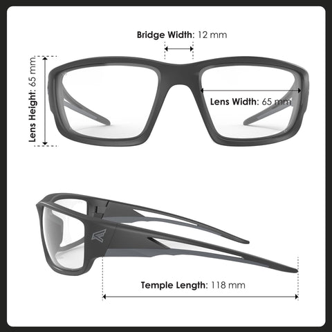 Edge SK111VS Wrap-Around Anti-Fog / Vapor Shield Safety Glasses