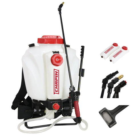 Chapin 63950 4 Gal Backpack Sprayers Mix on Exit Separate Water and Chemical Tan
