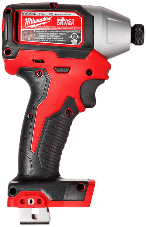 Milwaukee 2750-20 M18 1/4" Hex Compact Brushless Bare