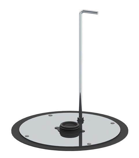 Albion Engineering 504-G15 Slip-on Follow Plate for 5 Gallon Pail (No Threading)