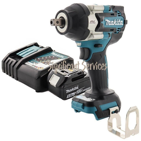 Makita XWT18Z 18V LXT 1/2" Li-Ion Brushless Cordless Impact Wrench 5.0 Ah Kit
