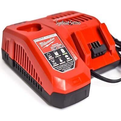 GENUINE NEW Milwaukee 48-59-1808 M12 M18 18 Volt 12 Volt RAPID Battery Charger