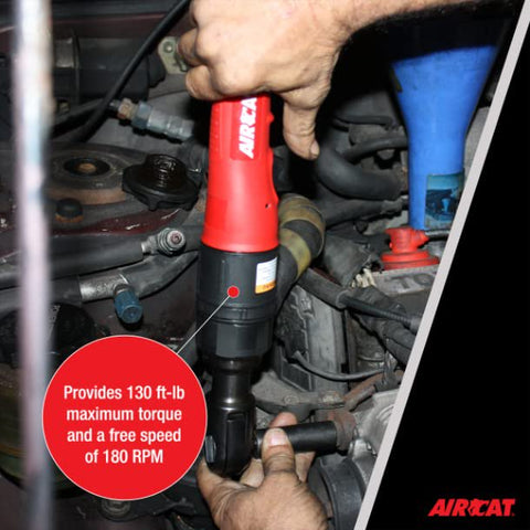 AIRCAT 805HT 3/8" High Torque Ratchet Wrench 180 RPM Pneumatic Air Tool