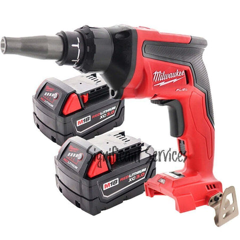 Milwaukee 2866-20 M18 18V Li-Ion Cordless Brushless Drywall Screw Gun 3.0 Ah