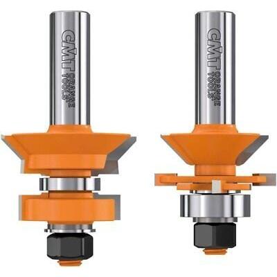 CMT 855.506.11 V-Tongue & Groove Bit Set, 1/2-Inch Shank, 1-3/4-Inch...