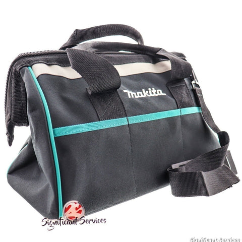 MAKITA XGT Contractor Tool Bag Storage Case Outside Pockets 14" x 11" x 9" Strap