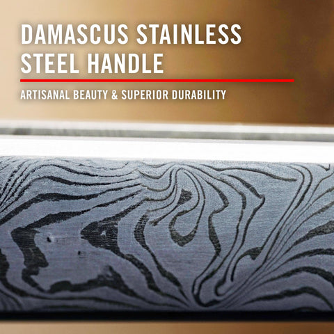 Coast LX533 Origin Gentleman's EDC Folding Pocket Knife Damascus Handle Black Nitride Blade