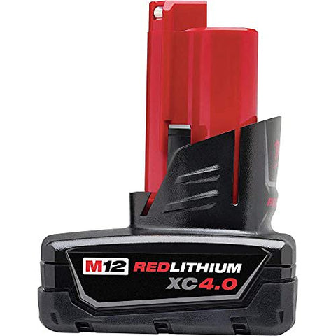 Milwaukee 2552-22 M12 FUEL Brushless Lithium-Ion 1/4 in. Cordless Stubby Impact Wrench Kit with (1) 2 Ah and (1) 4 Ah Batteries