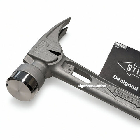Stiletto TIB15SC TiBone 15 oz Smooth/Curved Titanium Hammer