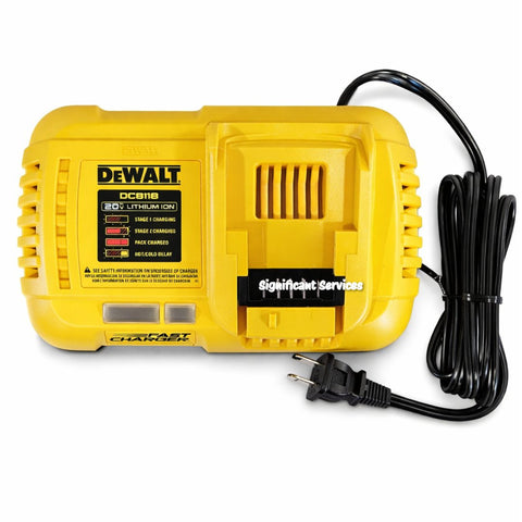 DeWALT DCB118 Flexvolt 20V 60V MAX Rapid Fast Li-Ion Genuine Battery Charger