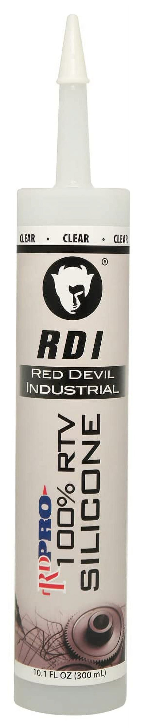 Red Devil 08260I RD PRO Industrial Grade RTV 100% Silicone Weather-Resistant...