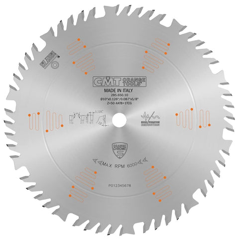 CMT 285.650.10 Industrial General Purpose Saw Blade, 10-Inch x 40 Teeth 20°