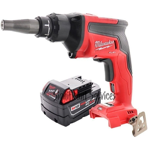 Milwaukee 2866-20 M18 Drywall FUEL Brushless Screw Gun 5.0Ah Extended Capacity