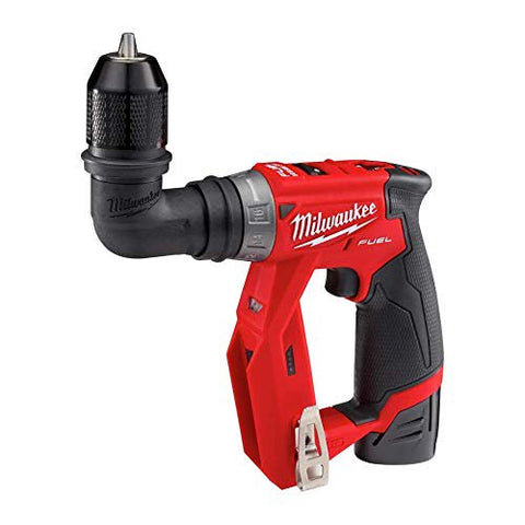 Milwaukee 2505-22 M12 Fuel Installation Drill/Driver Kit, Compact, Forward/Reverse Switch, Keyless Chuck, LED Light, Variable Speed