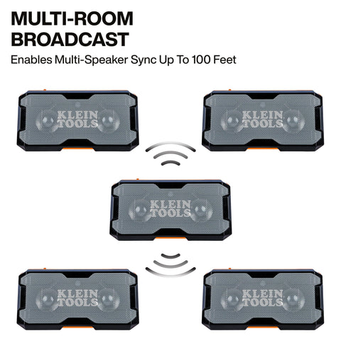 Klein Tools 69365MB MODbox Bluetooth Speaker Magnetic IP67 USB-C Power Bank