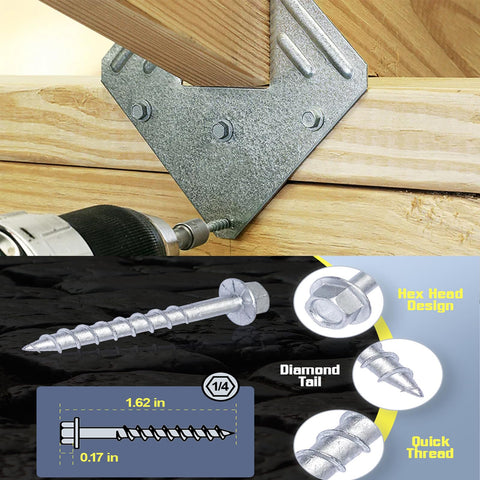 Simpson Strong-Tie SD9112R500 - #9 x 1-1/2' SD Connector Screw 316SS QTY: 500